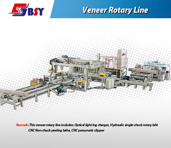 Veneer Rotary line (Optical Log Charger)
