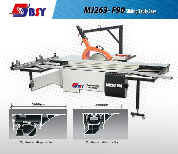 MJ263- F90 Precise sliding table saw